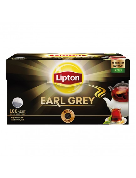 Lipton Earl Grey Demlik Poşet Çay 100'lü 320 G