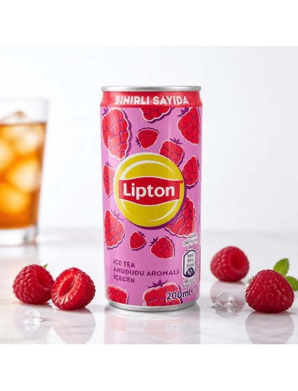 Lipton İce Tea Ahududu Aromalı Soğuk Çay 200 Ml