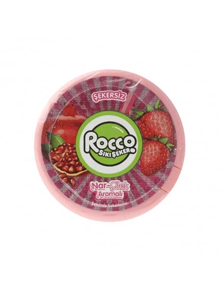 Rocco Sıkı Şeker Nar & Çilek Aromalı Şeker 12 G