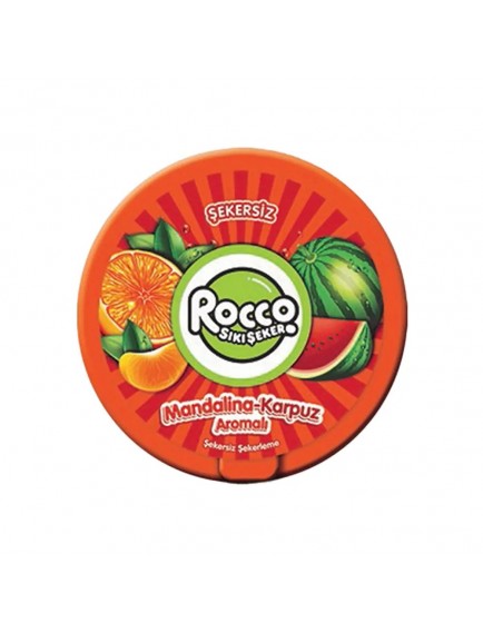 Rocco Sıkı Şeker Mandalina & Karpuz Aromalı Şeker 12 G
