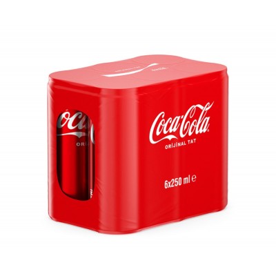 Coca-Cola Kutu 6 x 250 Ml