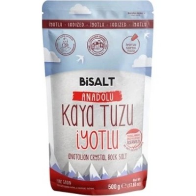 Bisalt Anadolu Kaya Tuzu İyotlu 500 G
