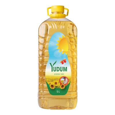 Yudum Ayçiçekyağı 5 L (Köşeli Pet)