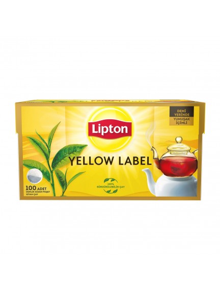 Lipton Demlik Poşet Çay Yellow Label 100'lü
