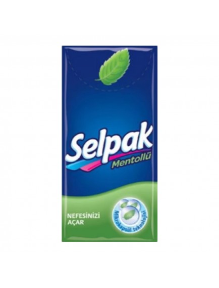 Selpak Mentollü Kağıt Mendil Tekli
