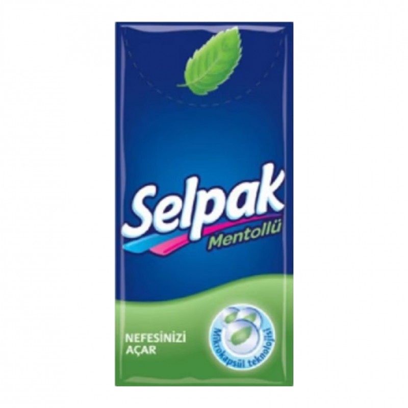 Selpak Mentollü Kağıt Mendil Tekli