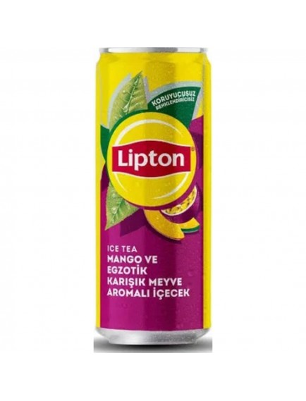 Lipton Ice Tea Mango Ve Egzotik Karışık Meyve Aromalı Soğuk Çay 330 Ml