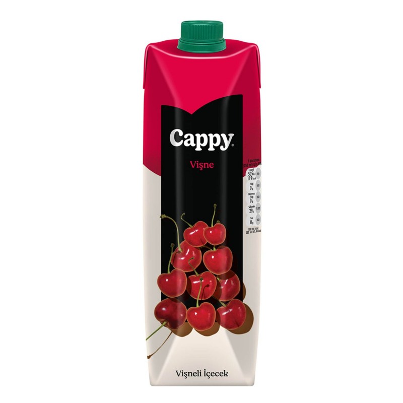 Cappy Vişneli İçecek Karton Kutu 1 L