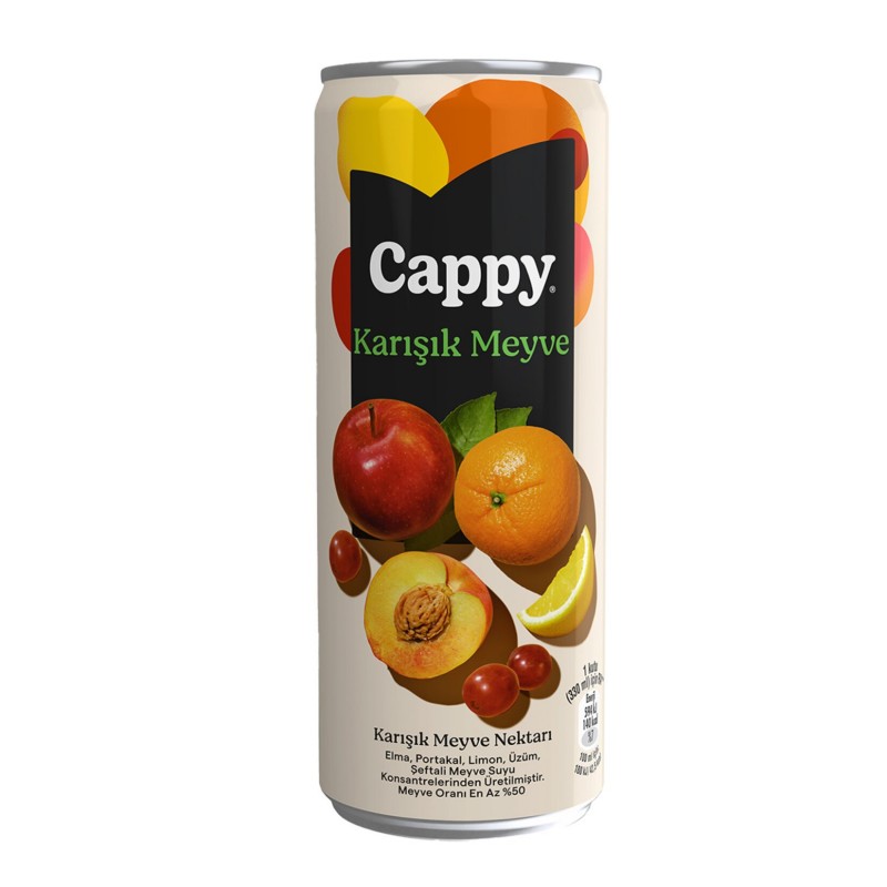 Cappy Karışık Meyve Kutu 330 Ml