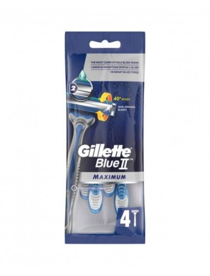 Gillette Blue 2 Maximum Kullan At Tıraş Bıçağı 4'lü