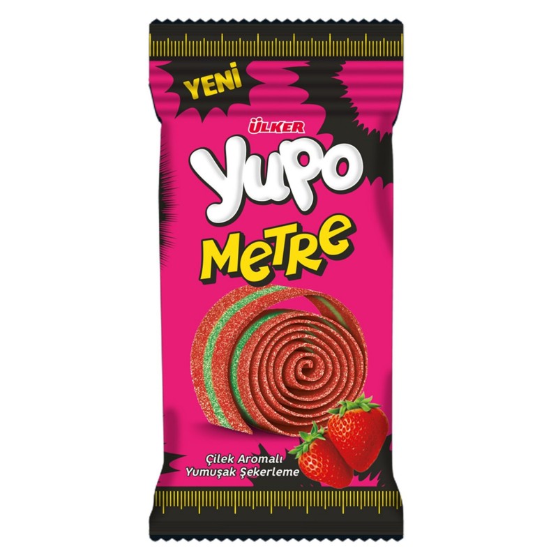 Ülker Yupo Metre Çilek Aromalı 50 G