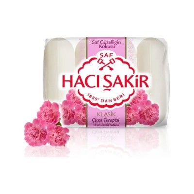 Hacı Şakir Klasik Güzellik Sabunu 4x70 gr Çiçek Terapisi