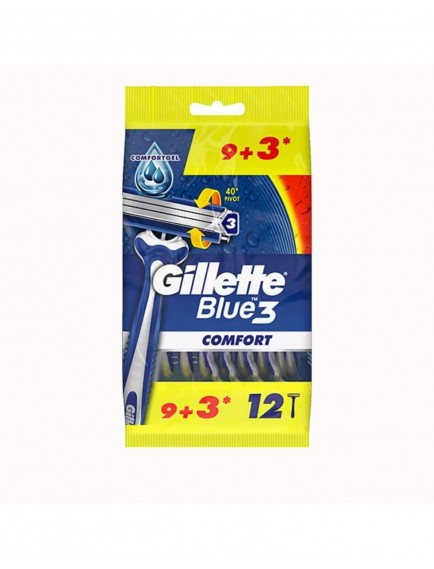 Gillette Blue 3 Tıraş Bıçağı 9 + 3'lü Poşet Comfort