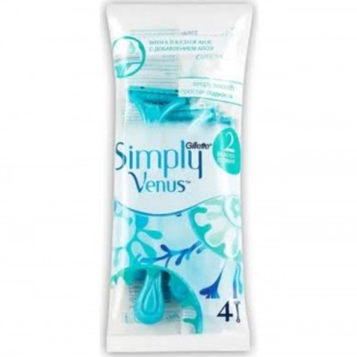 Gillette Venüs Simply 2 Kadın Tıraş Bıçağı 4'lü (Yeni)