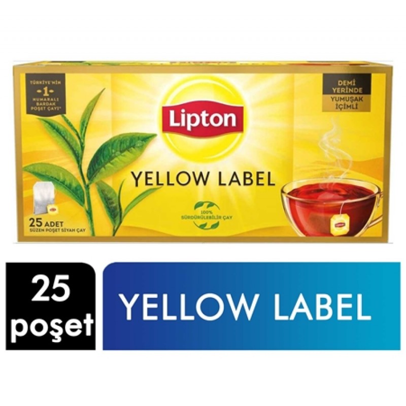 Lipton Yellow Label Bardak Çay 25'li
