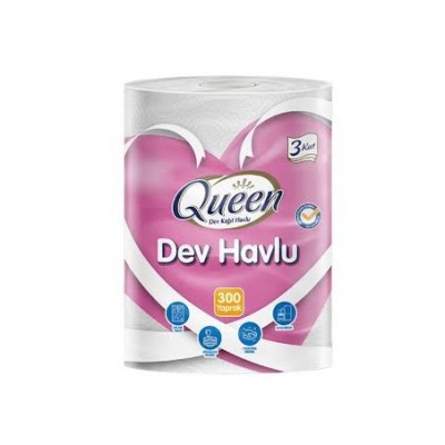 Queen 300 Yaprak Dev Rolu Kağıt Havlu